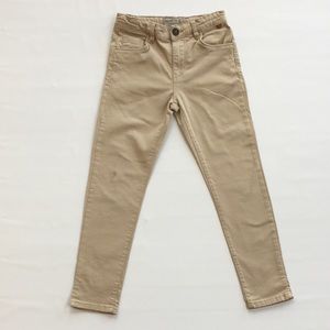 Zara skinny fit khaki kids 7Y